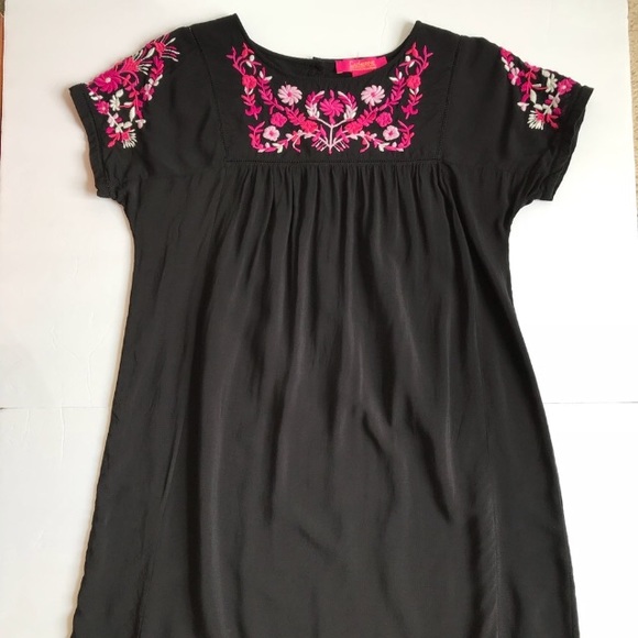 CATHERINE MALANDRINO (Sm) Comfy Black Summer Dress - Picture 3 of 8